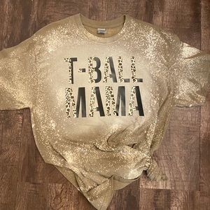 Bleached T-ball shirt